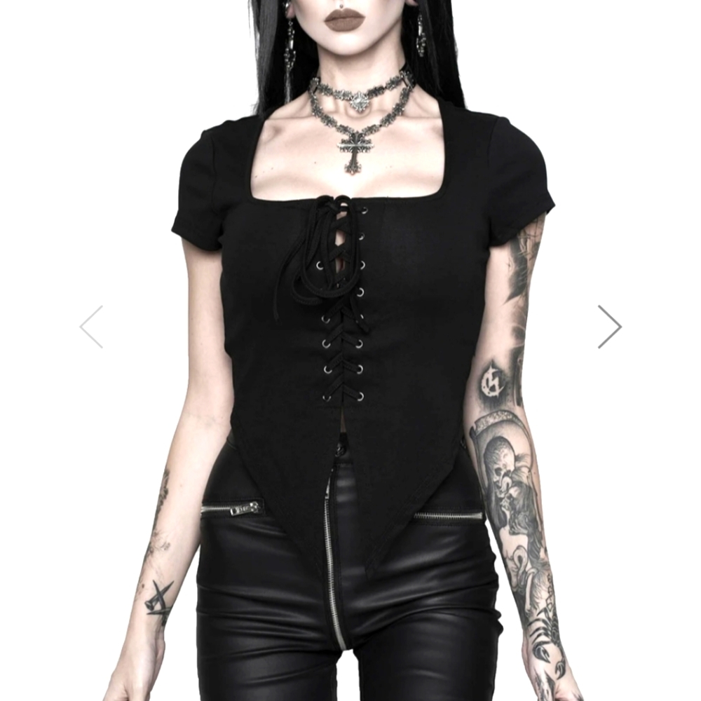 Claw-deen crop top